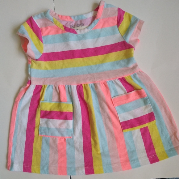 Okie dokie 3 dresss Bundle size 6 , 9 months - Picture 4 of 6